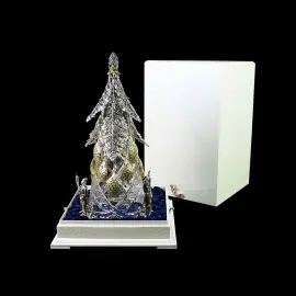 Коллекция чайных и кофейных ложек из серебра "Ель" Коллекция чайных и кофейных ложек из серебра "Ель"