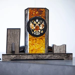 Письменный набор из березы и янтаря "Стандарт", коричневый