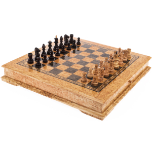 Karelian birch chess "Classic"