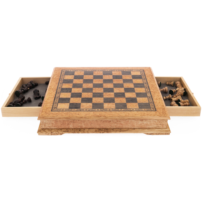 Karelian birch chess "Classic"