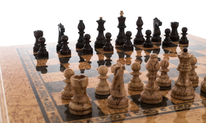 Karelian birch chess "Classic"
