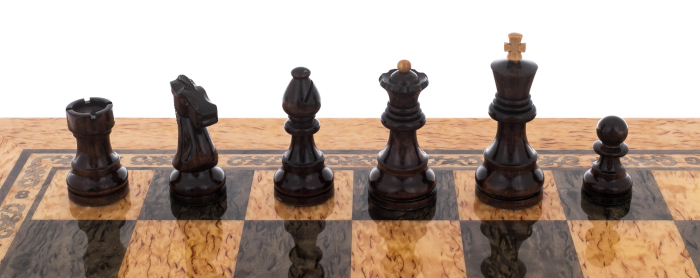 Karelian birch chess "Classic"