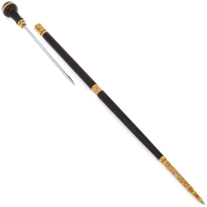Cane with stiletto "Classic" Zlatoust
