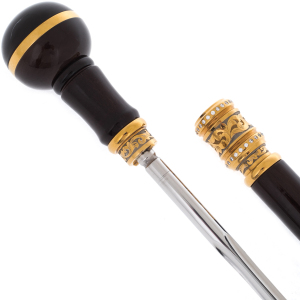 Cane with stiletto "Classic" Zlatoust