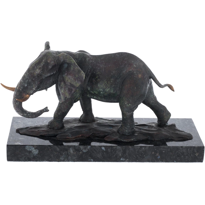 The author's bronze sculpture "Elephant"