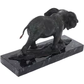 Авторская скульптура из бронзы "Слон"