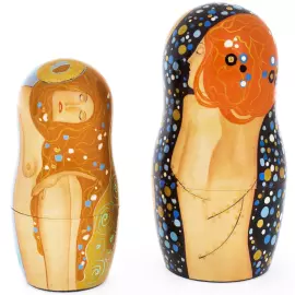 Matryoshka doll for 10 places "Klimt" (26 cm)