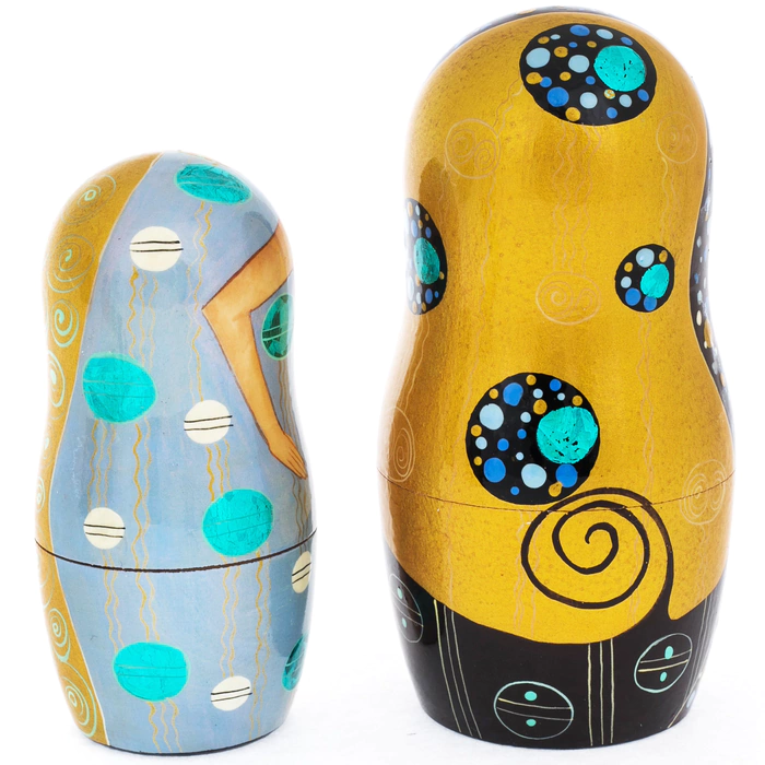 Matryoshka doll for 10 places "Klimt" (26 cm)