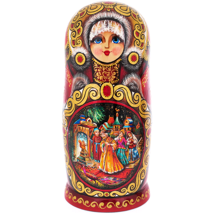 Matryoshka doll for 10 places "Fairy Tale" (26 cm)