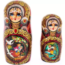 Матрешка на 10 мест "Сказка" 26 см