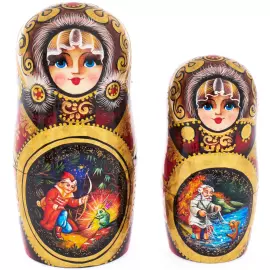 Матрешка на 10 мест "Сказка" 26 см