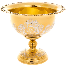 Candy bowl "Flowers" Zlatoust