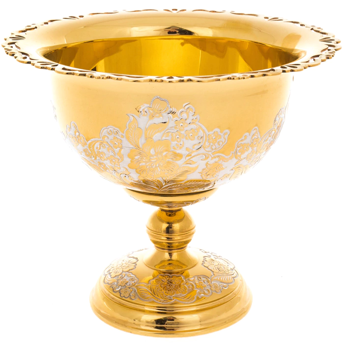Candy bowl "Flowers" Zlatoust