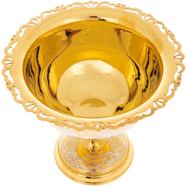 Candy bowl "Flowers" Zlatoust