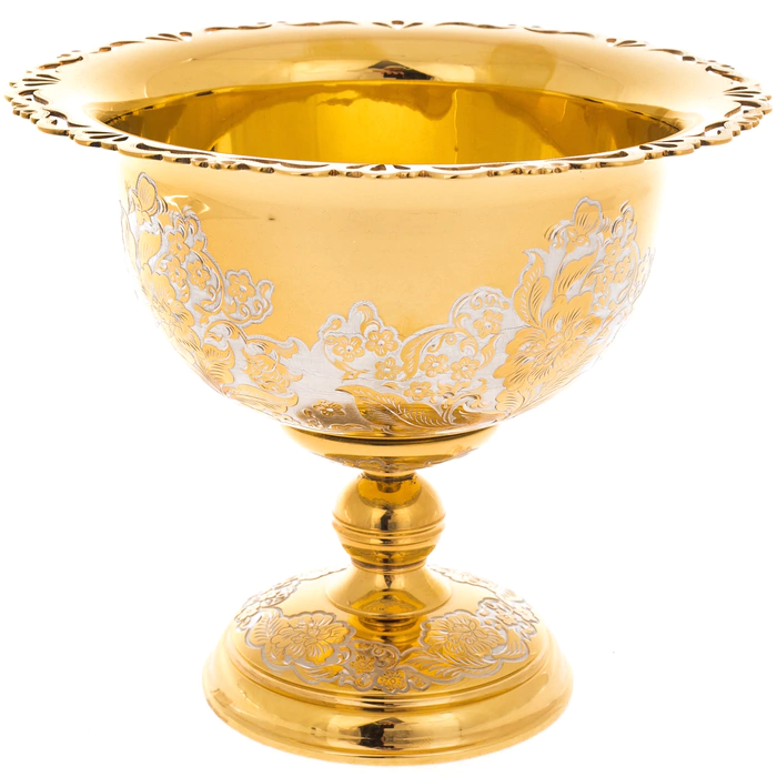 Candy bowl "Flowers" Zlatoust