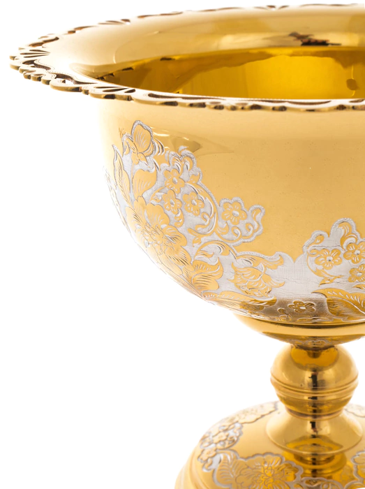 Candy bowl "Flowers" Zlatoust