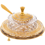 Икорница "Богемия" на тарелочке, Златоуст