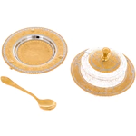 Икорница "Богемия" на тарелочке, Златоуст