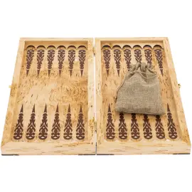 Нарды из карельской березы "Лось" малые Нарды из карельской березы "Лось" малые