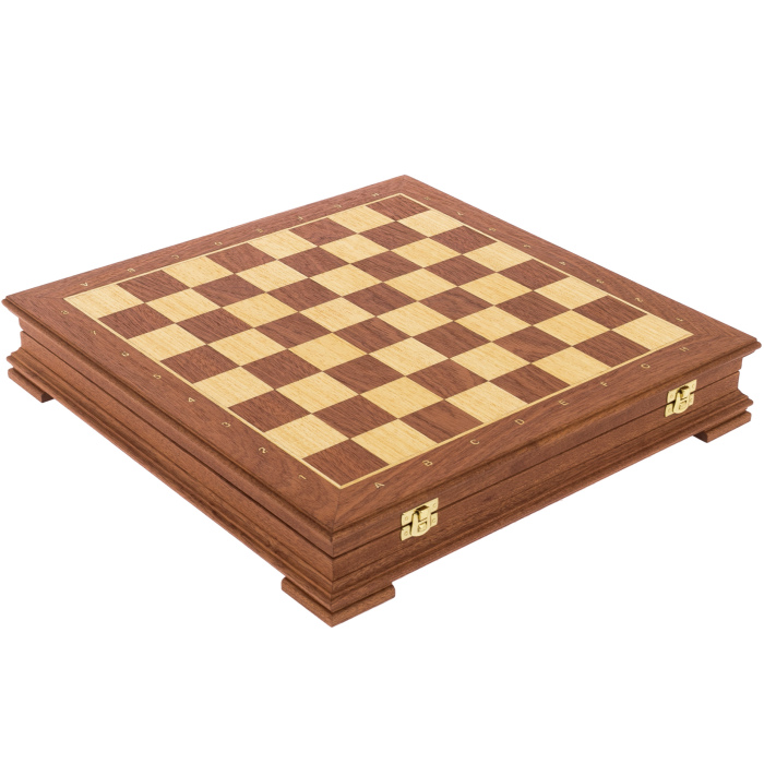 A chess chest made of mahogany "Staunton"