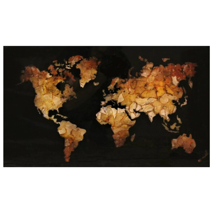 Amber panel "World Map"