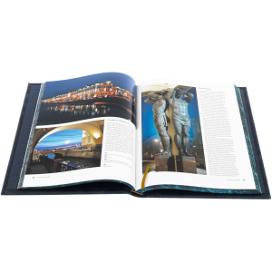A leather-bound book "Photo album. St. Petersburg" in English