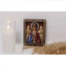 Икона из дерева "Ангел Хранитель" Икона из дерева "Ангел Хранитель"