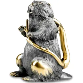 Графин серебряный "Бобёр"