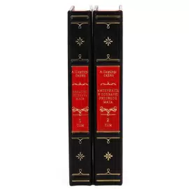 Набор книг в кожаном переплете "Материалы к словарю русского мата"