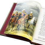 Подарочная книга в кожаном переплете "Книга русского офицера" В. Кульчицкий