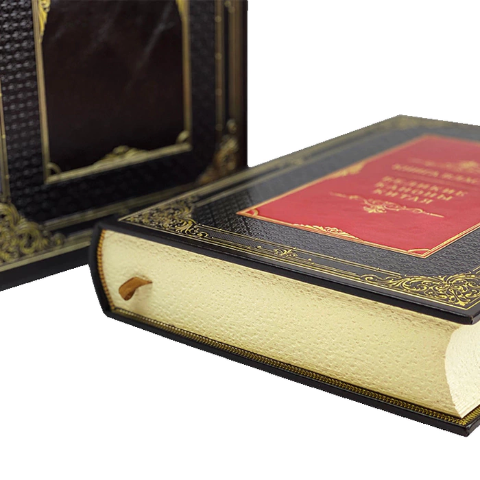 Книга в кожаном переплете "Книга власти. Великие каноны Китая"