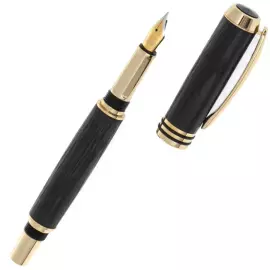 Fountain pen made of stained oak "Seven faces"
