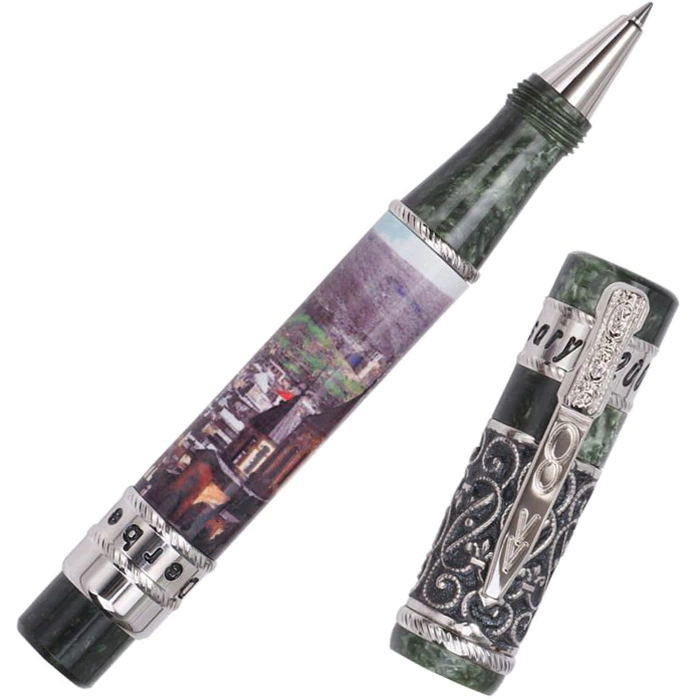 Roller pen "Derbent 2000th anniversary silver (DERBENT 2000 SILVER)"