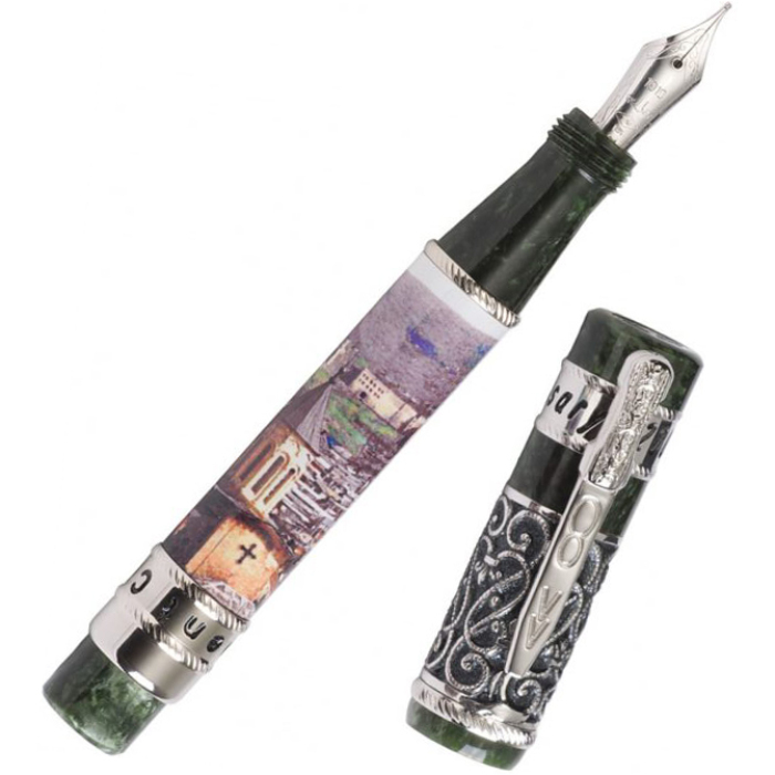 Fountain pen "Derbent 2000th anniversary silver (DERBENT 2000 SILVER)"