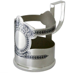 Silver cup holder "Branded"