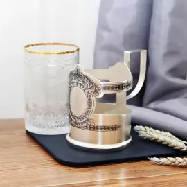 Silver cup holder "Branded"