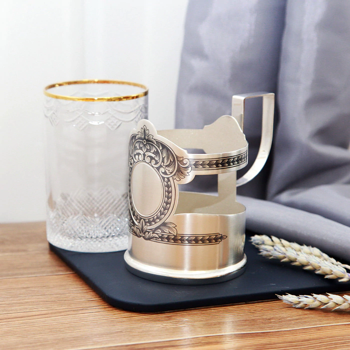 Silver cup holder "Branded"