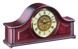 Hermle table clock, walnut