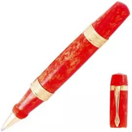 Ручка-роллер "Перла красная с золотом (PERLA RED GOLD)"
