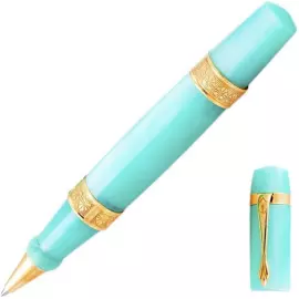 Ручка-роллер "Перла бирюзовая с золотом (PERLA TURQUOISE GOLD)"