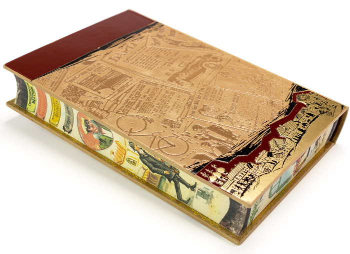Leather-bound gift book "Twelve Chairs", I. Ilf and E. Petrov