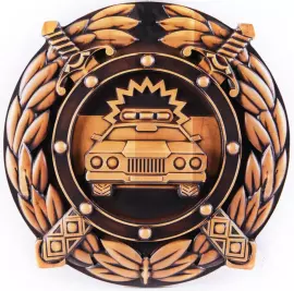 Герб из бука "ГАИ"