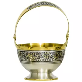 Серебряная ваза для фруктов