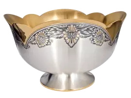 Серебряная ваза-салатница