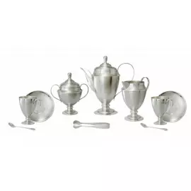 Кофейный набор из серебра "Элегант 2" на 2 персоны