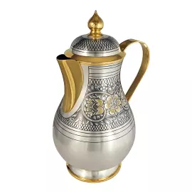 Серебряный кофейник