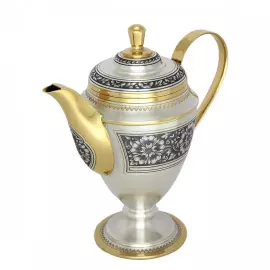 Серебряный кофейник