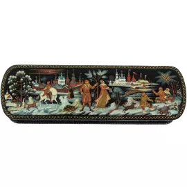 Пенал "Зима" Лукина, Палех