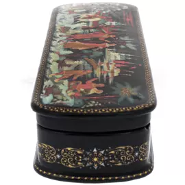 Пенал "Зима" Лукина, Палех