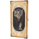 Backgammon from Karelian birch "Wolf"